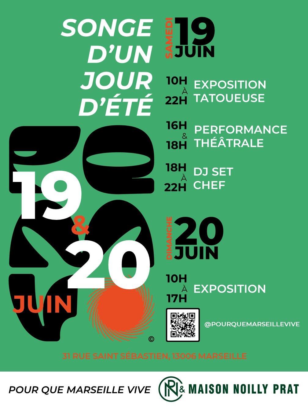 Affiche de Songe d’un jour d’été, programme des 19 et 20 juin