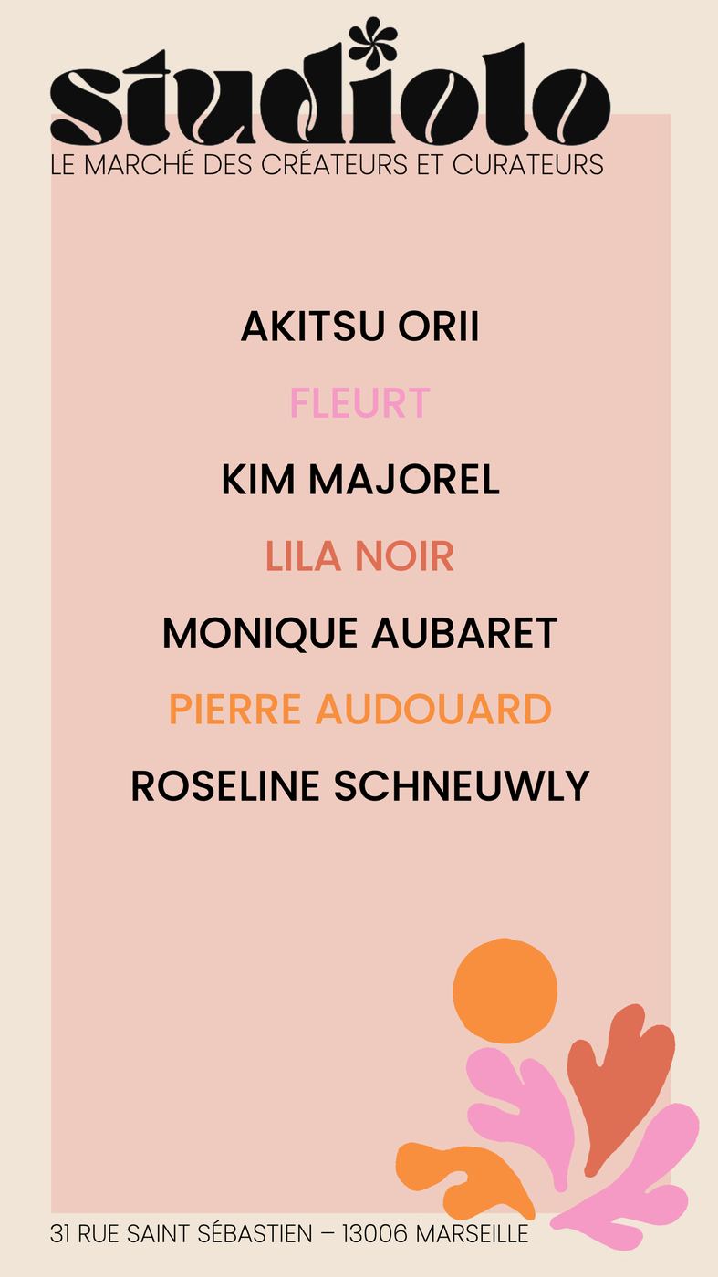 Affiche de Studiolo, le marché des créateurs et curateurs
